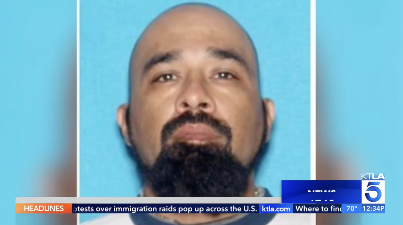 mugshot of man who distributed face shields in LA riot